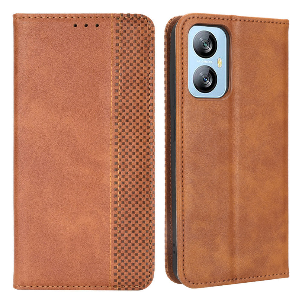 For Blackview A52 4G Dustproof Retro Texture Phone Case Leather Stand Phone Cover Wallet For Blackview A52 4G Dustproof Retro Texture Phone Case Leather Stand Phone Cover Wallet